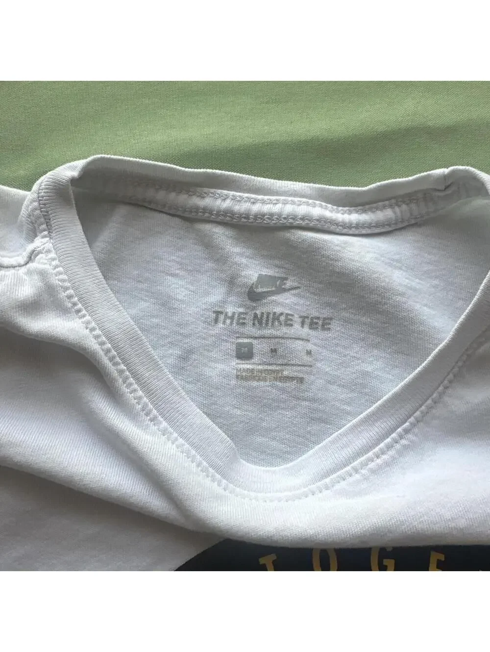 Nike Air Live Together Play Together White Graphic T-Shirt Medium
